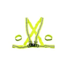 Nordic Grip Reflekssele Med 2 Stk Bånd Til Arm/ben Gul