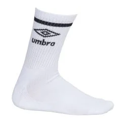 UMBRO Core Tennis Socks 3 Pk Hvit