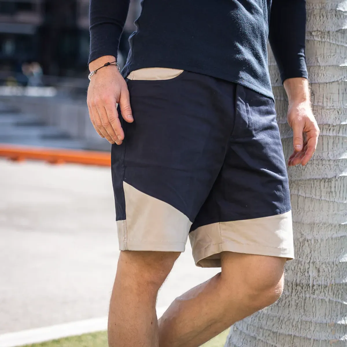 Tufte M Hazel Leisure Shorts Chateau Gray / Sky Captain 3 Tufte M Hazel Leisure Shorts Chateau Gray / Sky Captain - Bilde 3