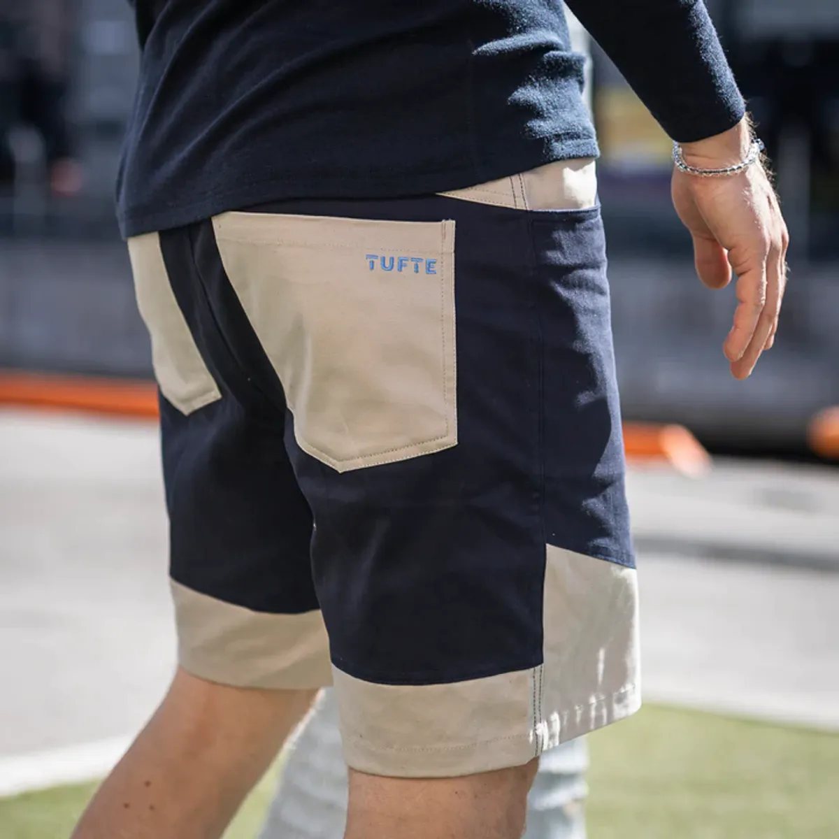 Tufte M Hazel Leisure Shorts Chateau Gray / Sky Captain 4 Tufte M Hazel Leisure Shorts Chateau Gray / Sky Captain - Bilde 4