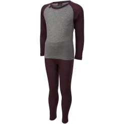 Fjellsko Salg 4 Ulvang Gausdal Ullsett Jr/Kids Fig/Grey Melange