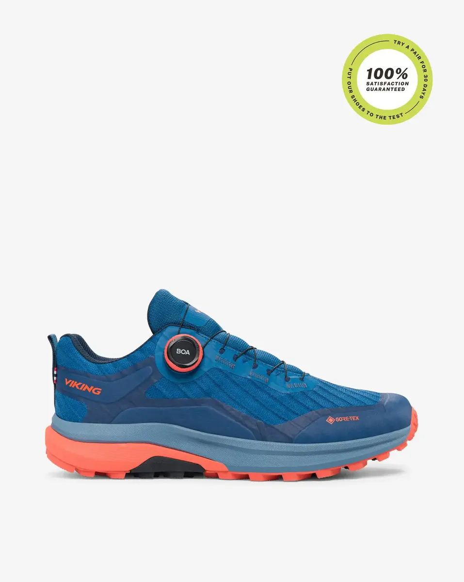 Viking Anaconda Trail Low GTX BOA M Ocean/Orange 1 Viking Anaconda Trail Low GTX BOA M Ocean/Orange